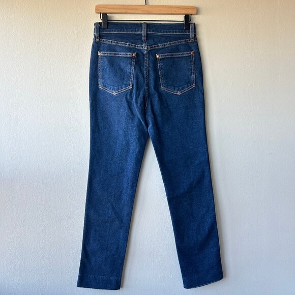 Rag & Bone Vintage Cigarette Jeans Broken Bloo Denim Size 27 Women's - Picture 5 of 14